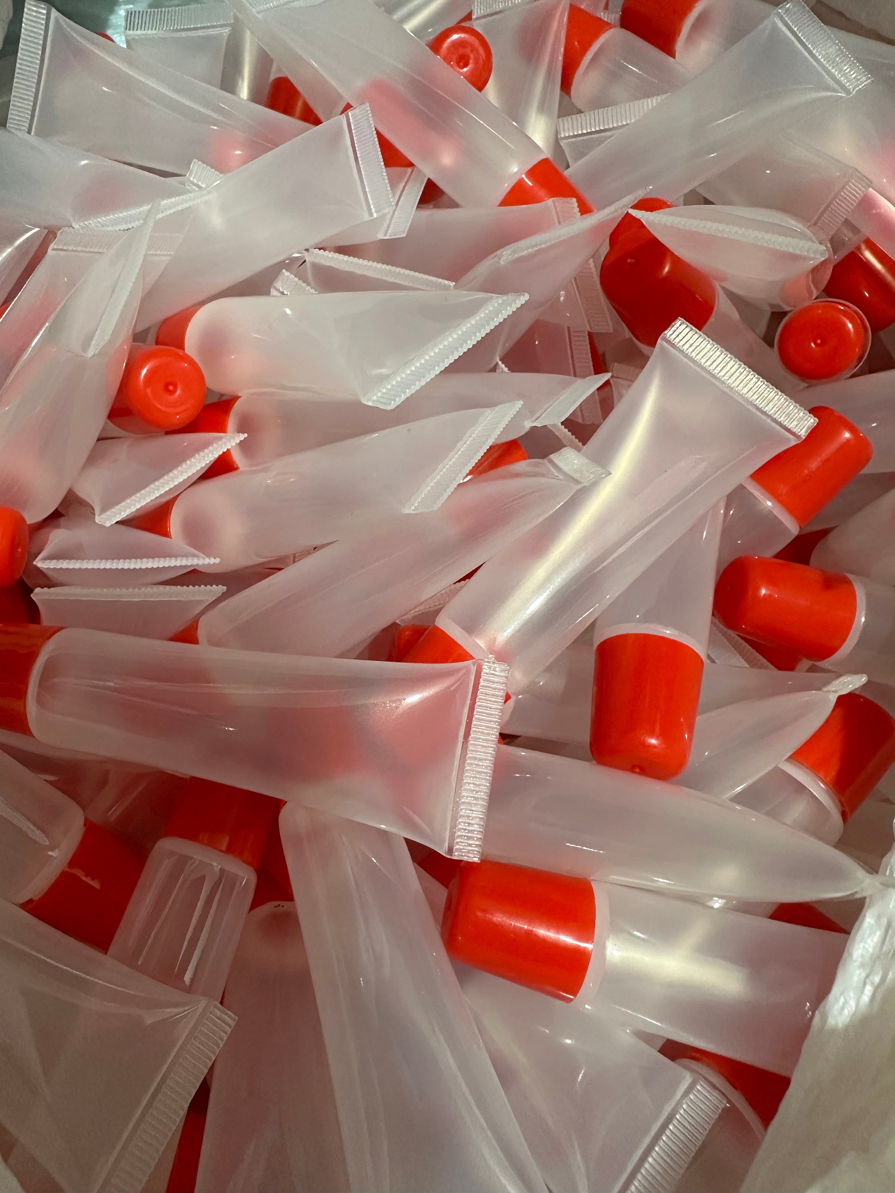 Red Squeeze Tubes