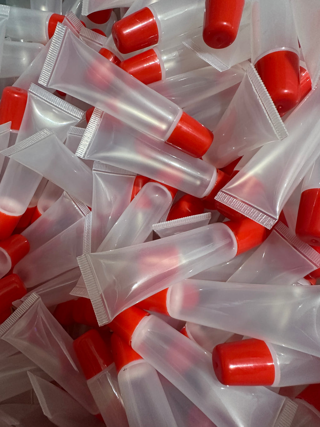 Red Squeeze Tubes