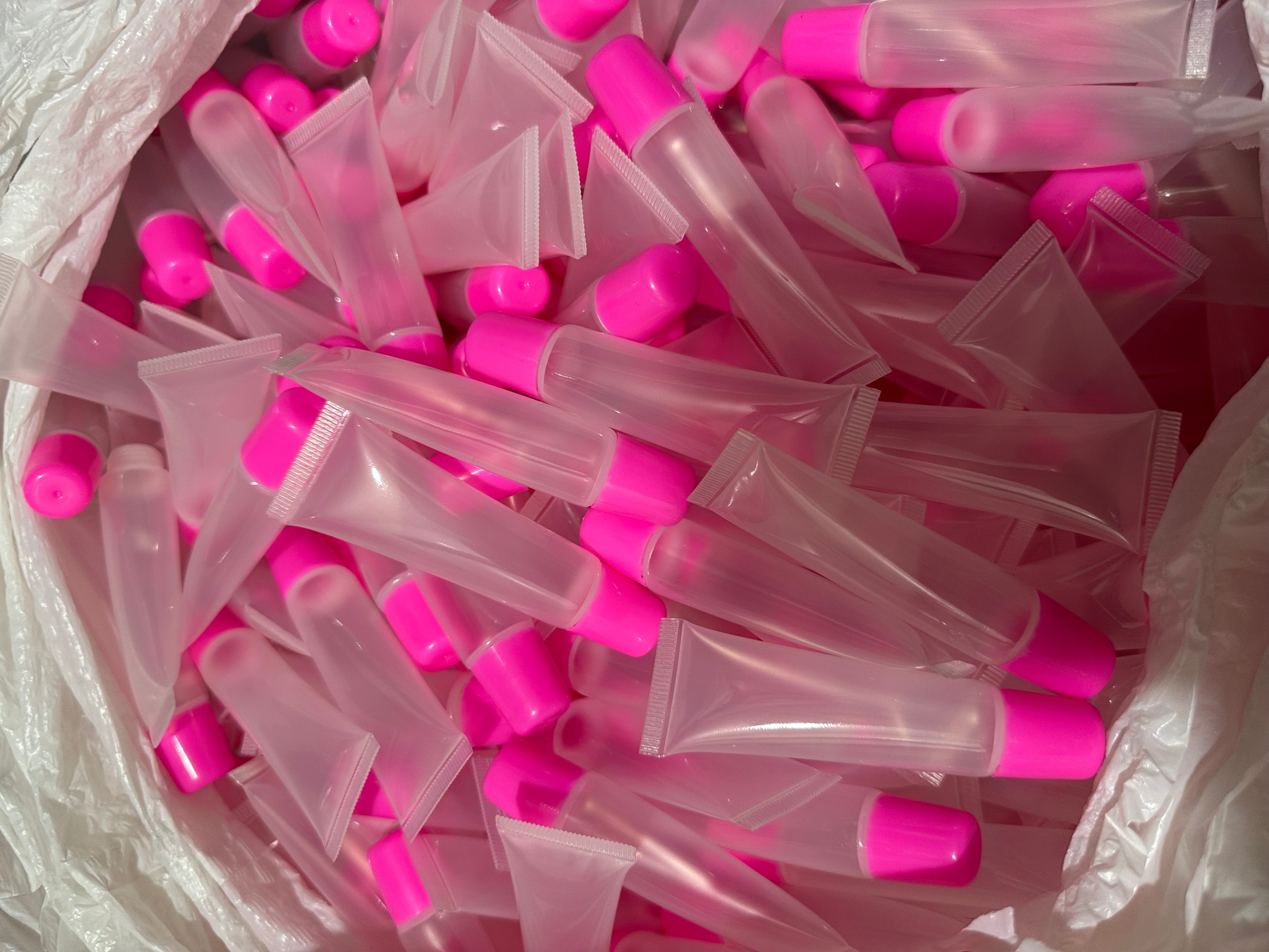 Hot Pink Squeeze Tubes